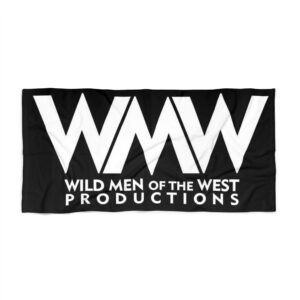 WMW Black Beach Towel